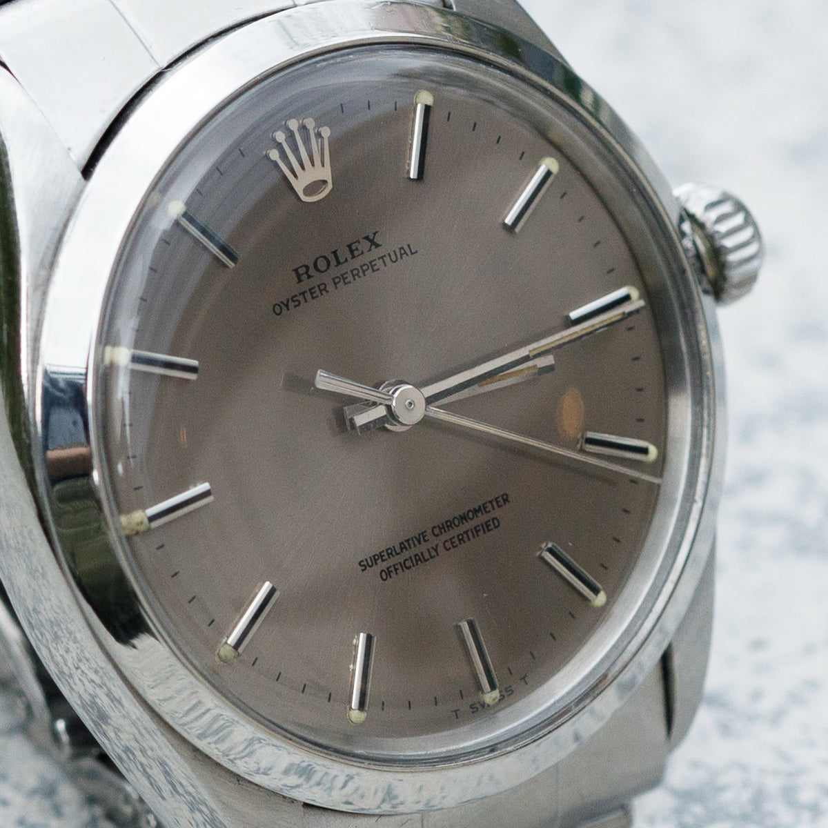 ROLEX OYSTER PERPETUAL Ref.1002 Brown Color Dial
