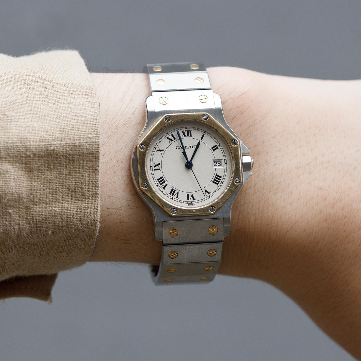 CARTIER LM SANTOS OCTAGON Ref.187902