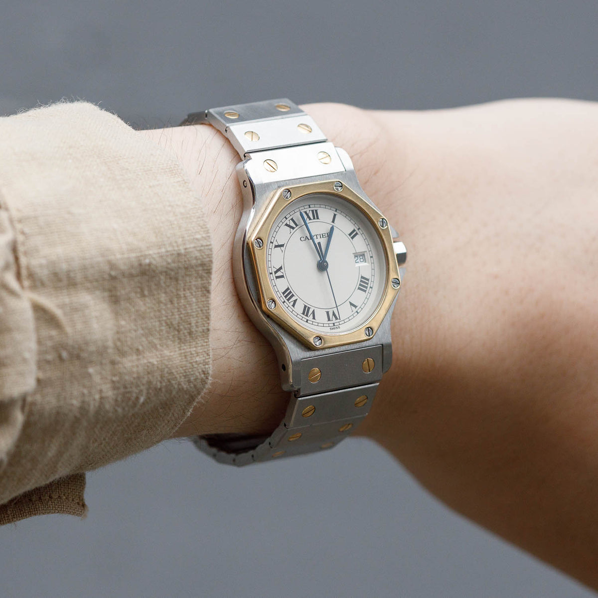 CARTIER LM SANTOS OCTAGON Ref.187902