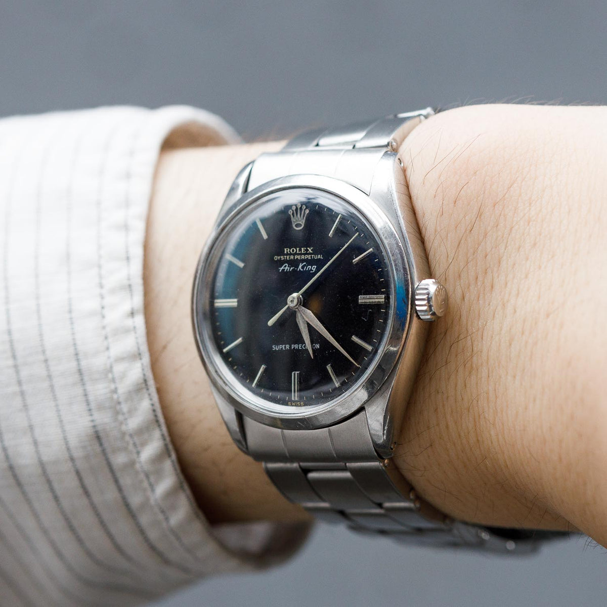 ROLEX Air-King Ref.5500 Black Glit Dial