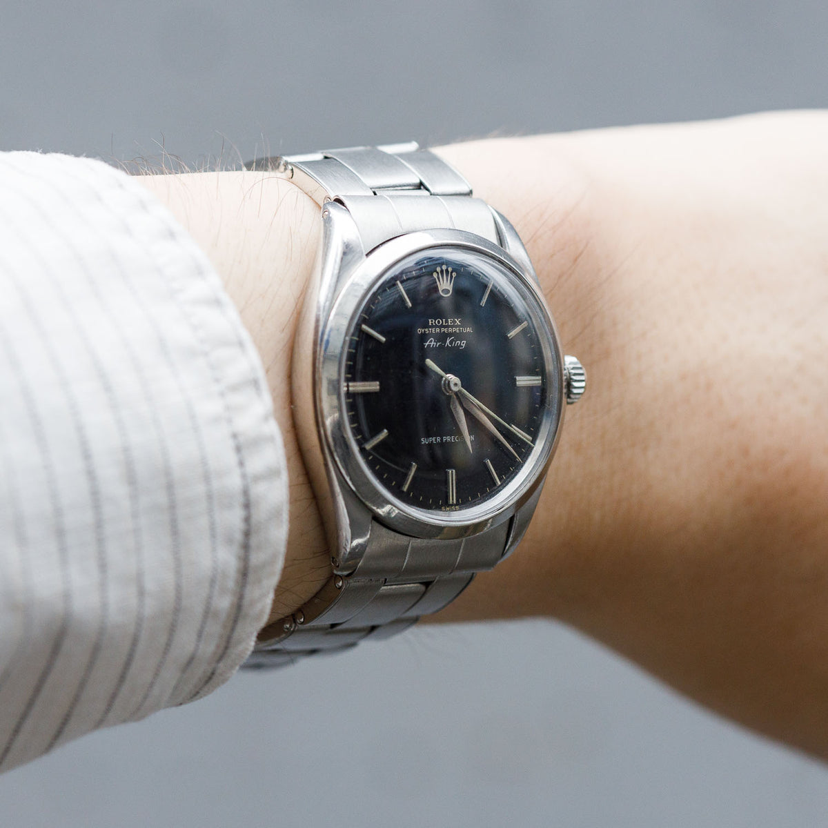 ROLEX Air-King Ref.5500 Black Glit Dial
