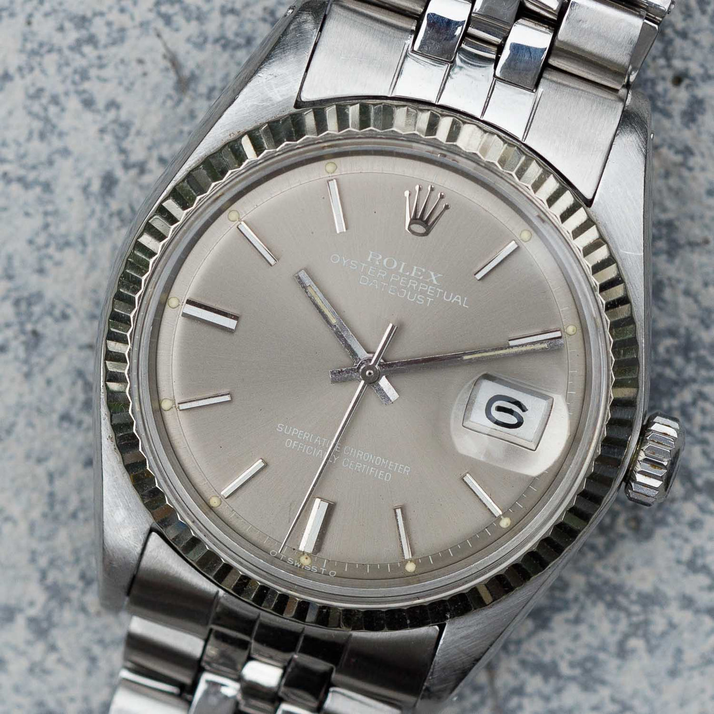 ROLEX DATEJUST Ref.1601 London Sky – TIMEANAGRAM