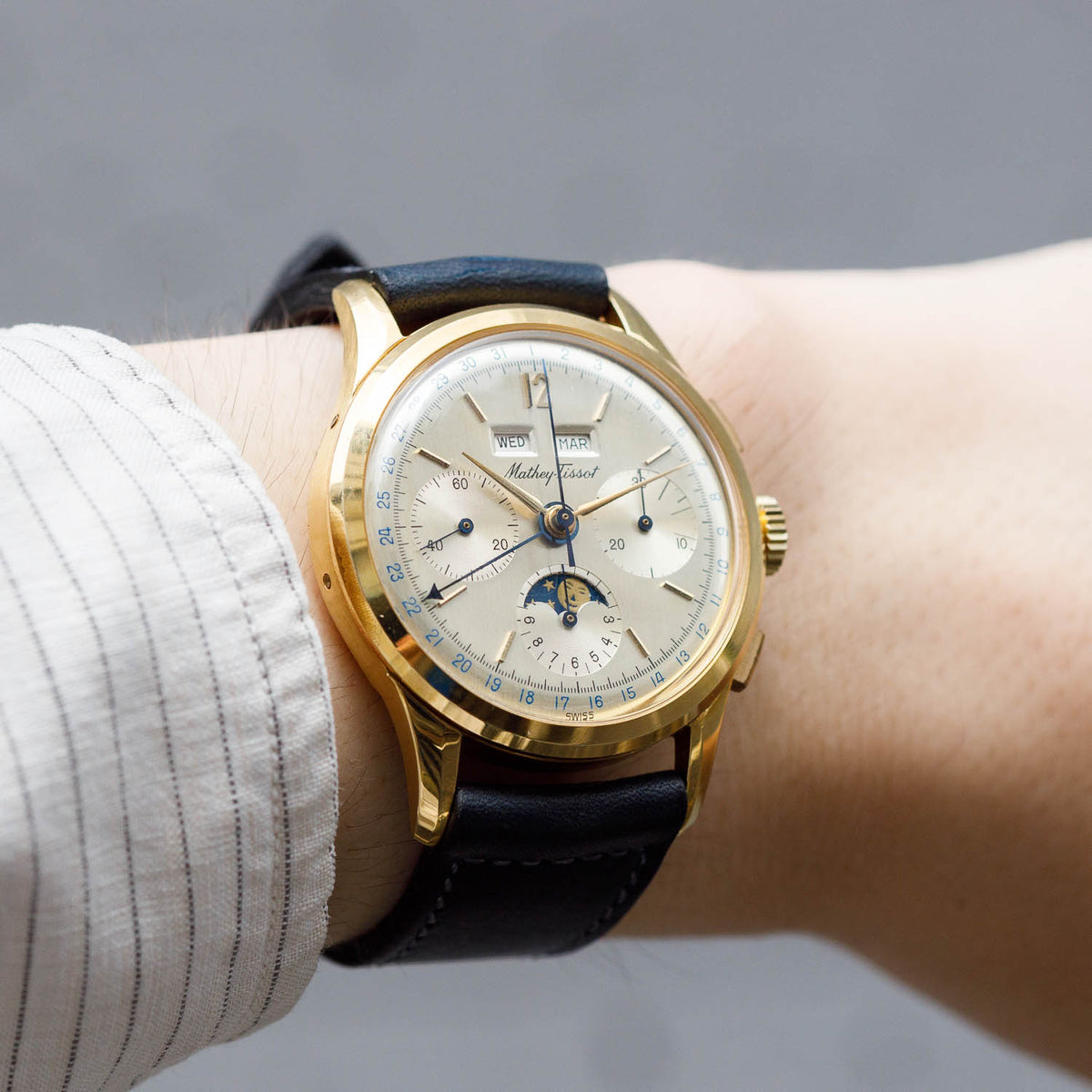 MATHEY TISSOT Ref.1679 Triple Calendar Moonphase