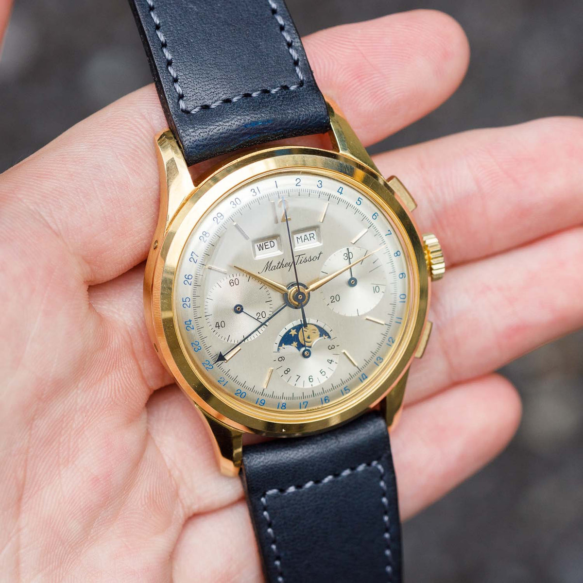 MATHEY TISSOT Ref.1679 Triple Calendar Moonphase
