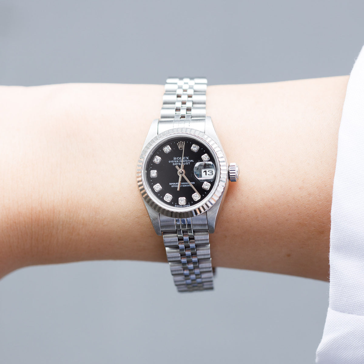 ROLEX DATEJUST Ref.69174G 10 Points Diamond