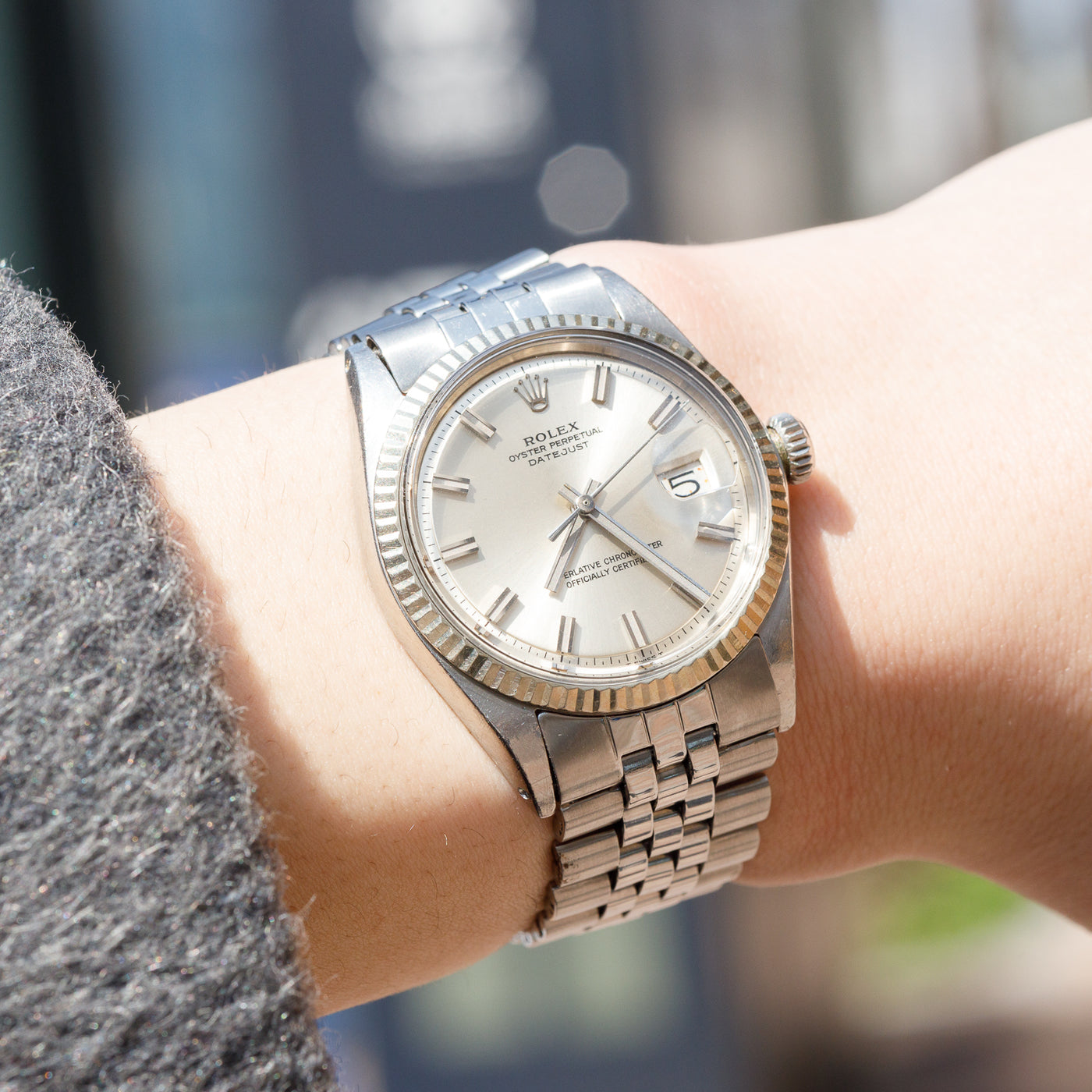 ROLEX DATEJUST REF.1601 Wide Boy – TIMEANAGRAM