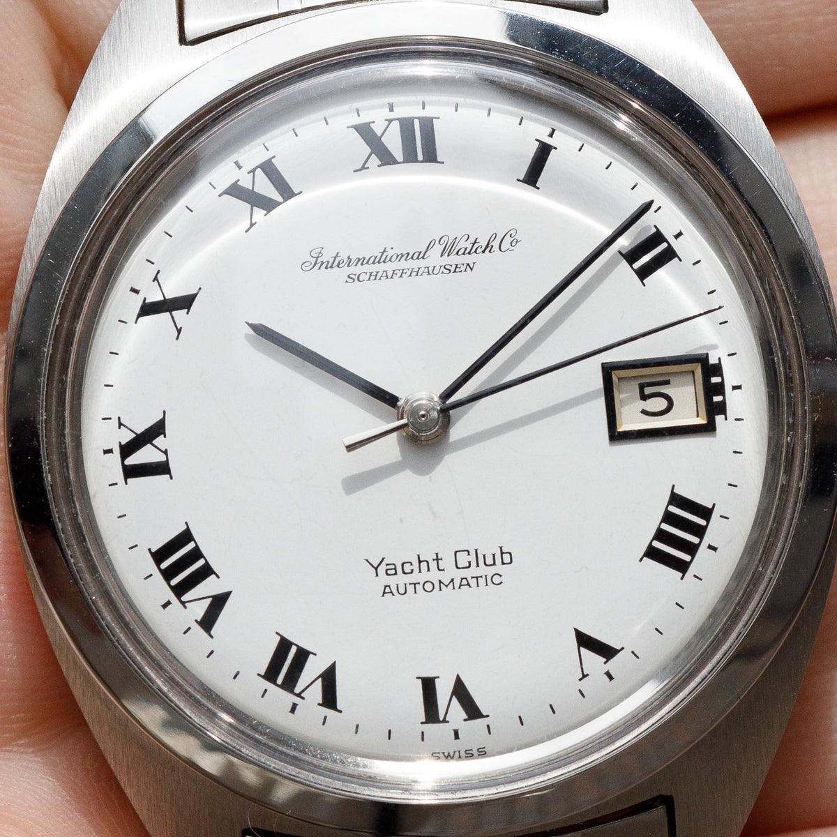 IWC Yacht Club White Roman Dial