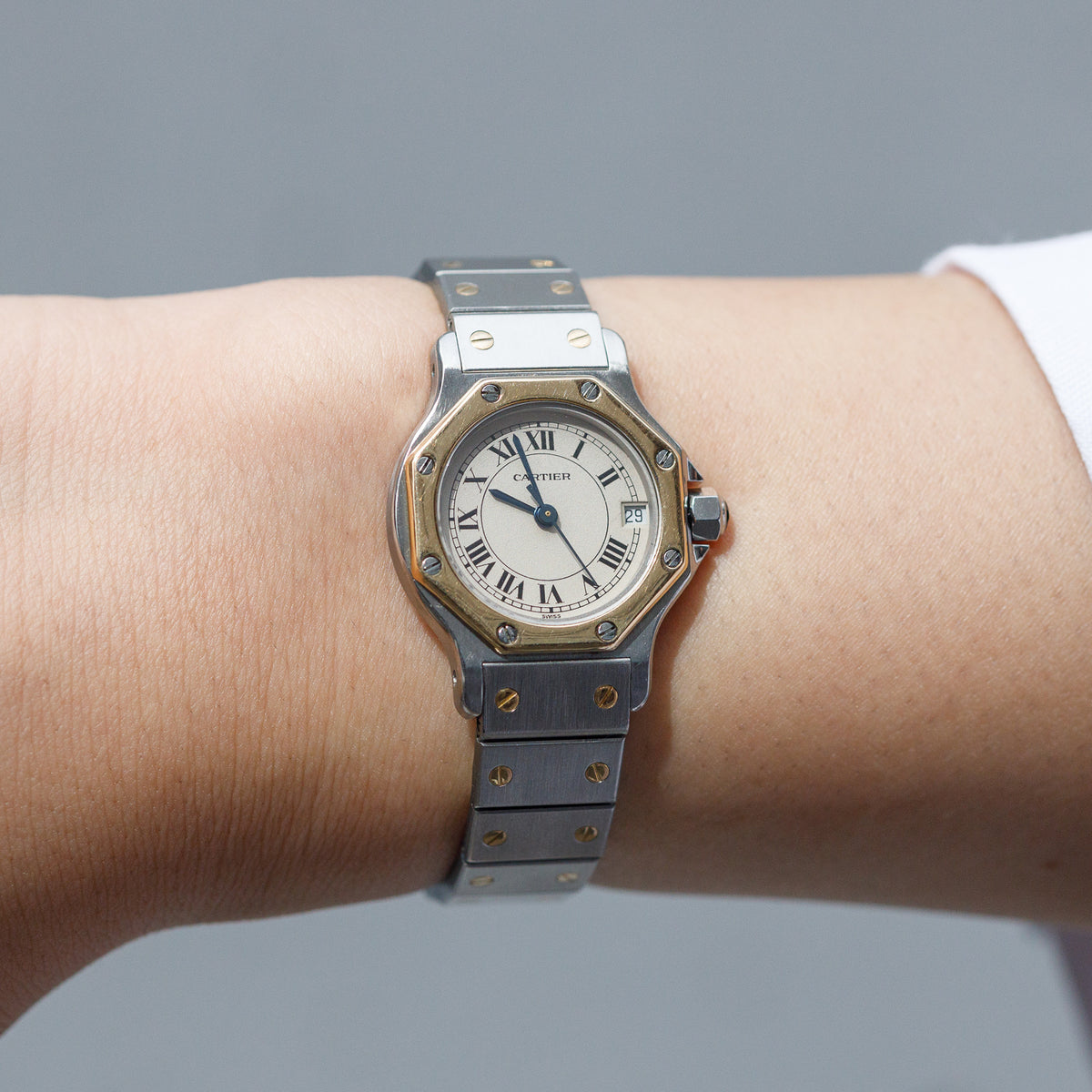 CARTIER SM SANTOS OCTAGON Ref.187903