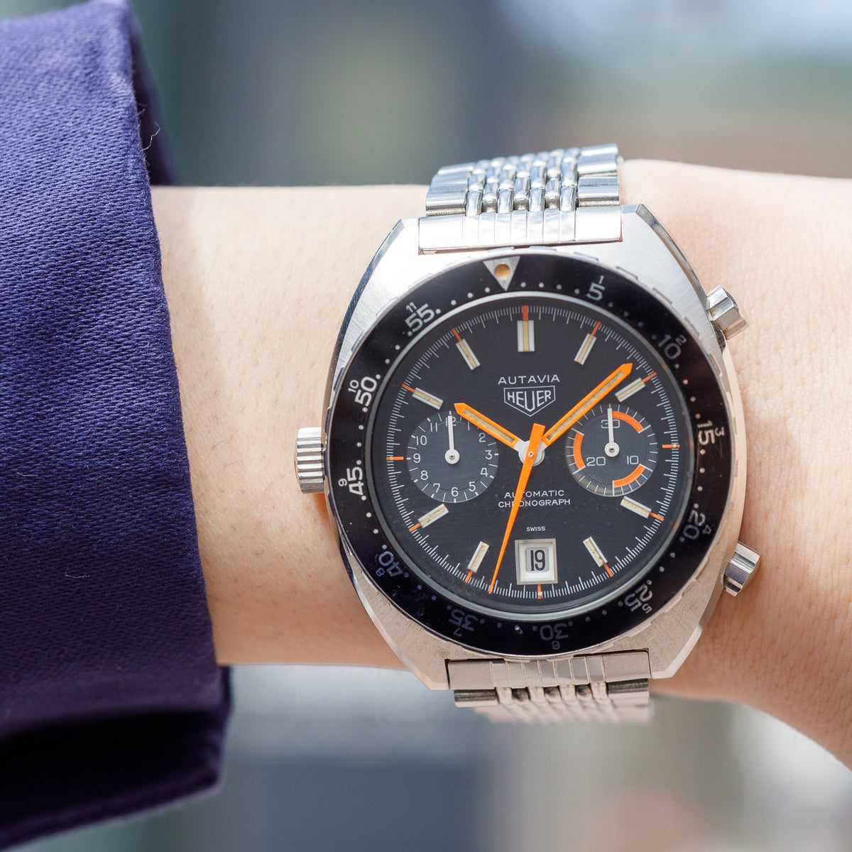 HEUER AUTAVIA Ref.11630 orange boy