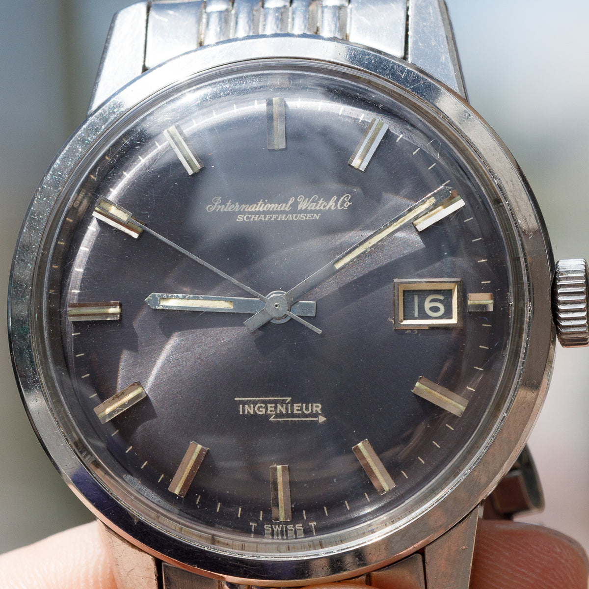 IWC BIG INGENIEUR REF.866A Blue Gray Gilt Dial