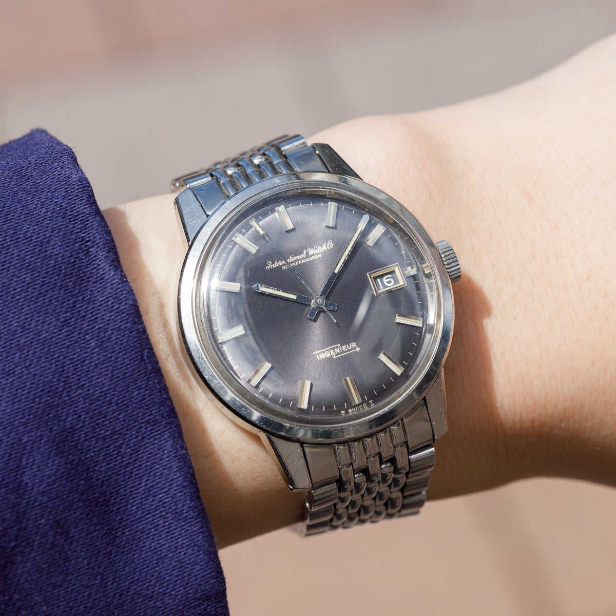 IWC BIG INGENIEUR REF.866A Blue Gray Gilt Dial