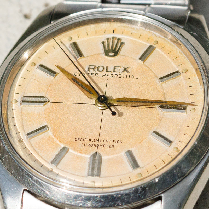 ROLEX OYSTER PERPETUAL Ref.6564 Pie Pan Sector Dial