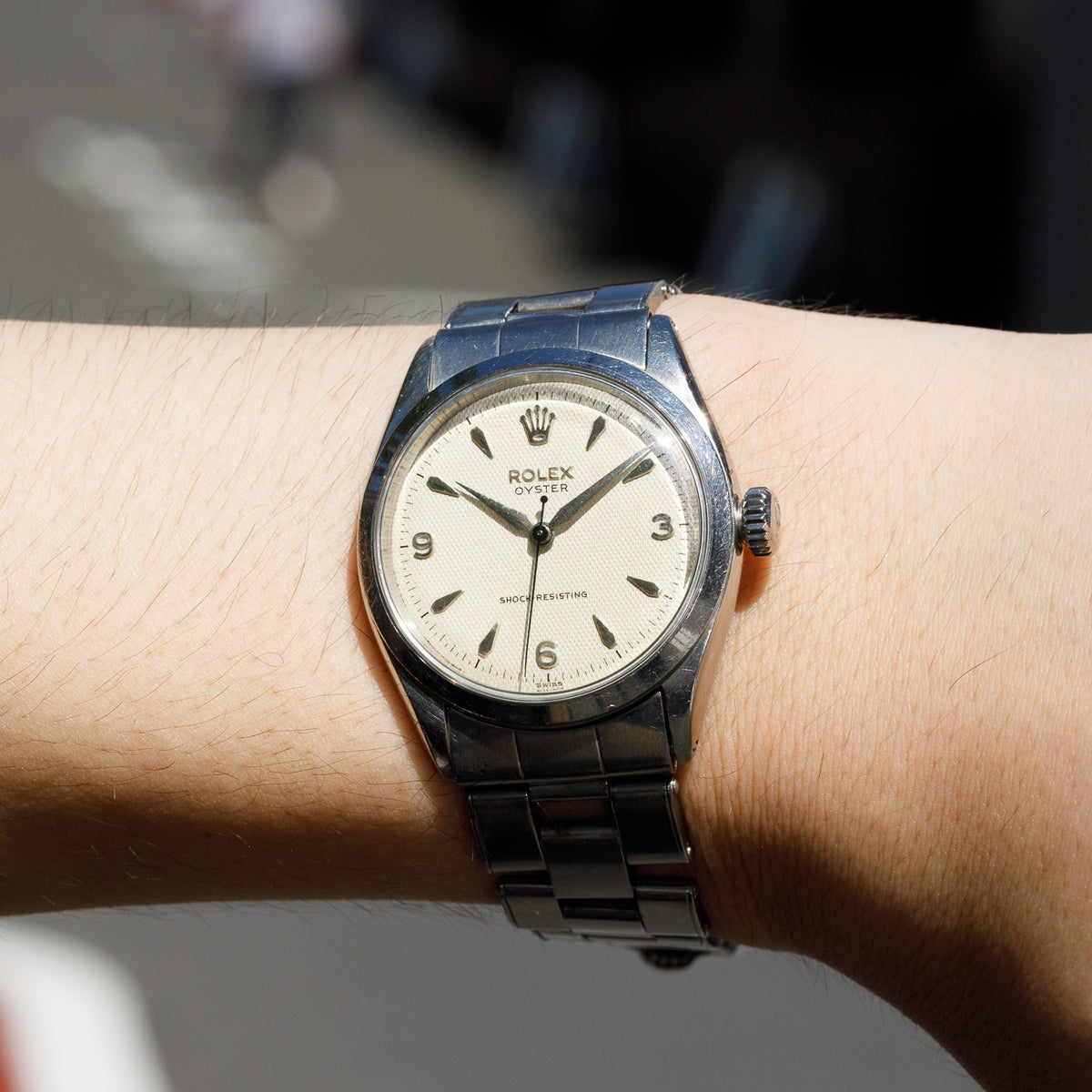 ROLEX OYSTER  Ref.6480 Explorer Honeycomb Dial Expansion Bracelet