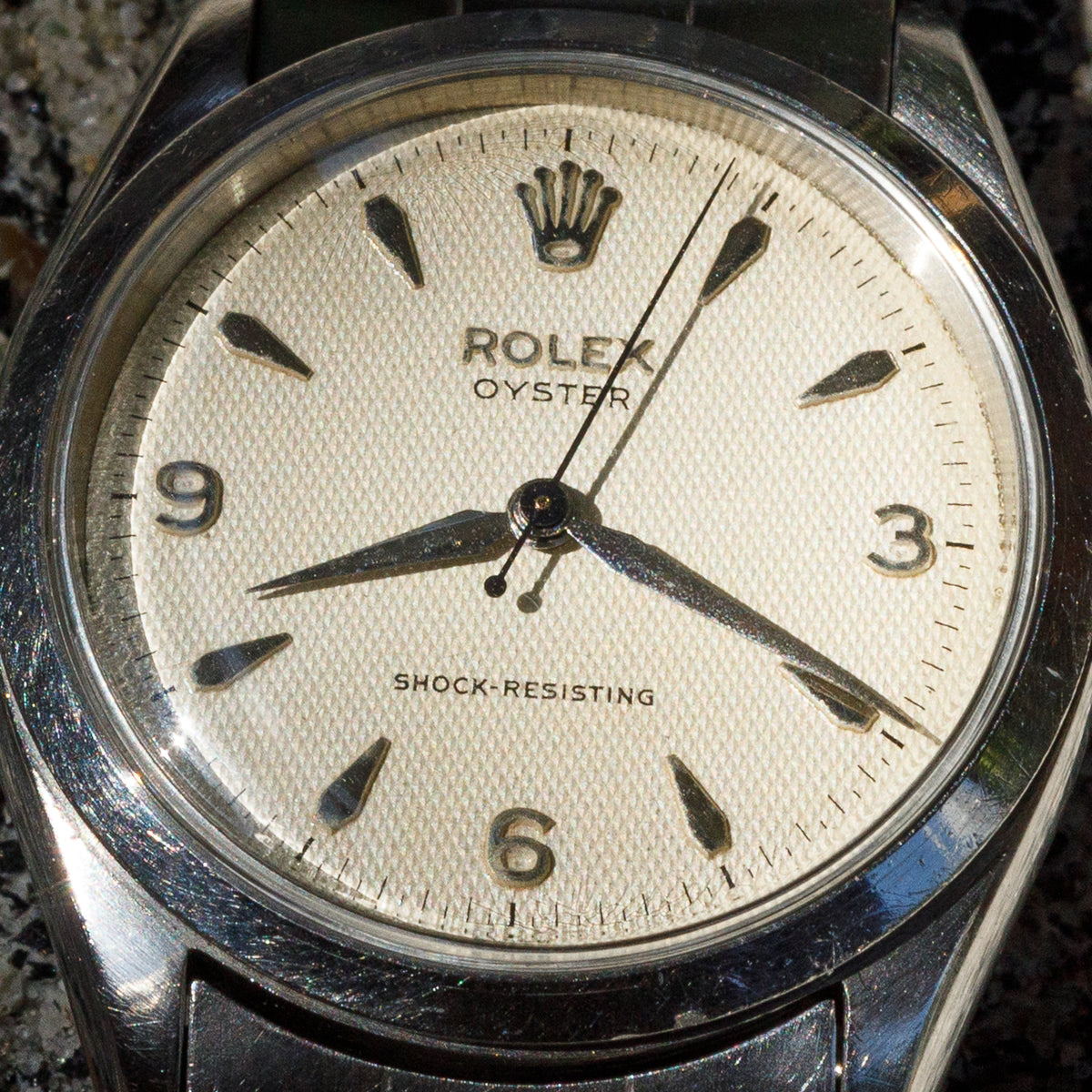 ROLEX OYSTER  Ref.6480 Explorer Honeycomb Dial Expansion Bracelet