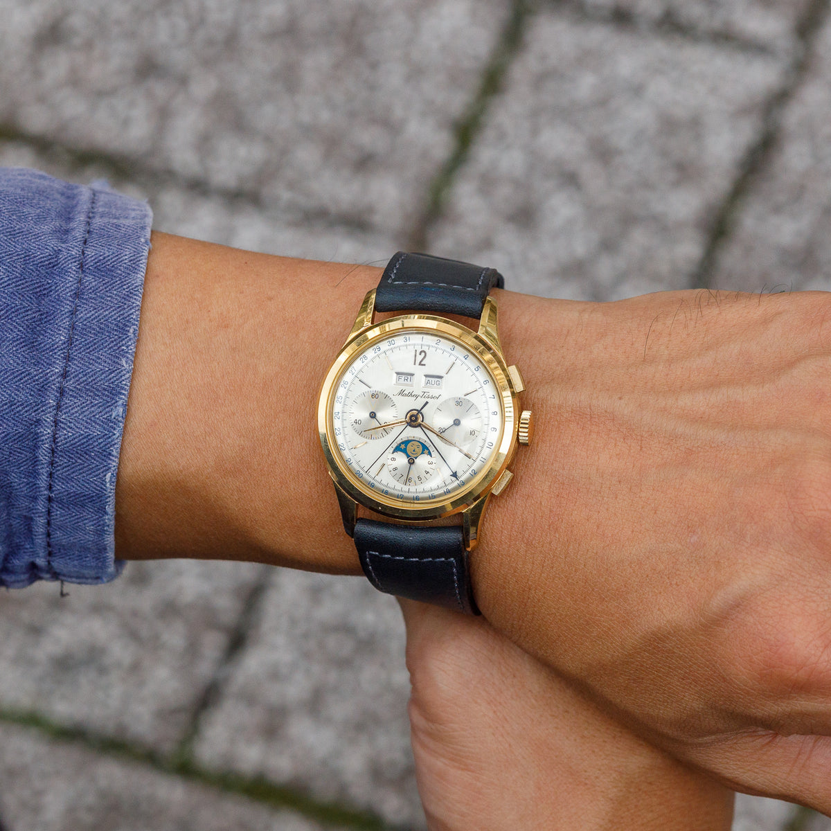 MATHEY TISSOT Ref.1679 Triple Calendar Moonphase